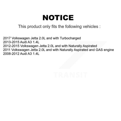 Filtre à air moteur (paquet de 11) pour Volkswagen Jetta Audi A3 K57-101660