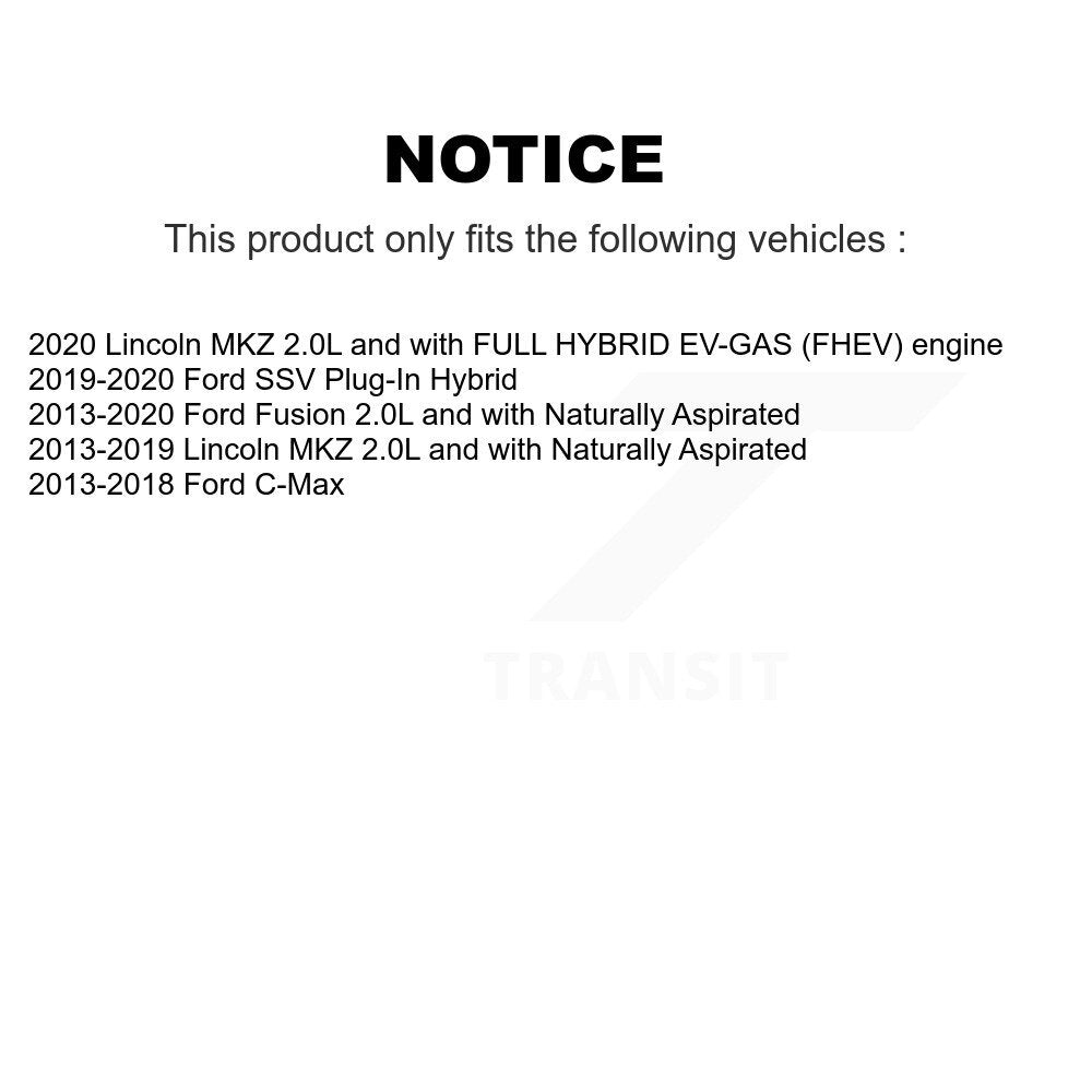 Filtre à air moteur (paquet de 11) pour Ford Fusion Lincoln MKZ c-max SSV hybride rechargeable