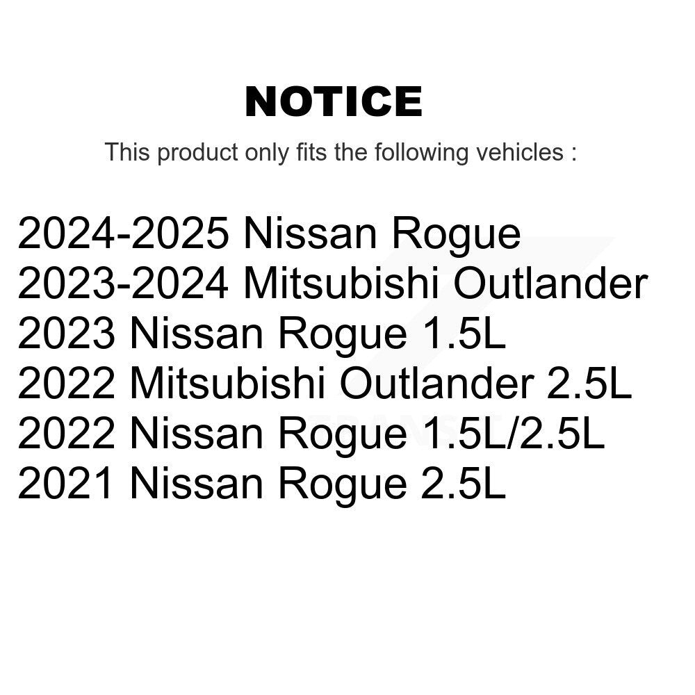 Filtre à air moteur (paquet de 11) pour Nissan Rogue Mitsubishi Outlander K57-101934