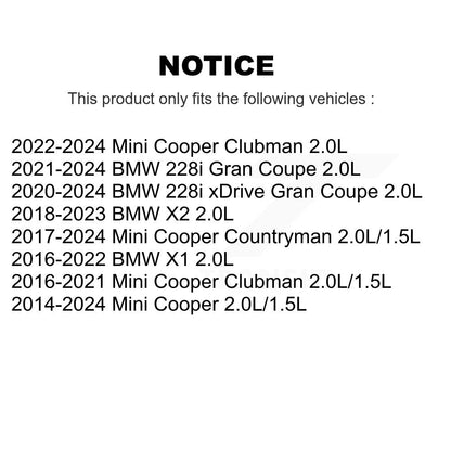 Filtre à air moteur (paquet de 12) pour Mini BMW Cooper X1 Countryman X2 Clubman 228i