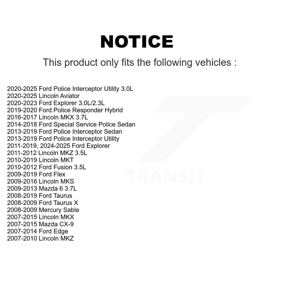 Filtre à air moteur (paquet de 12) pour Ford Explorer Edge Lincoln Fusion Mazda MKX Fle