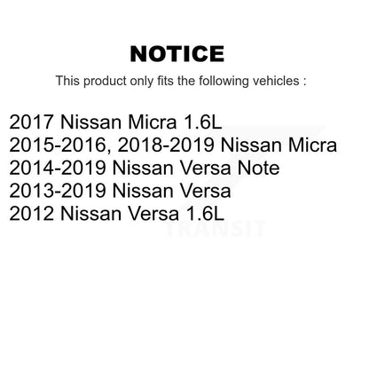 Filtre à air moteur (paquet de 12) pour Nissan Micra Versa Note K57-102092