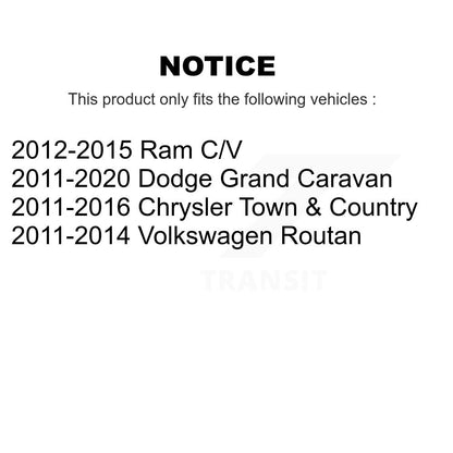 Filtre à air moteur (paquet de 12) pour Dodge Grand Caravan Chrysler Town & Country Ram