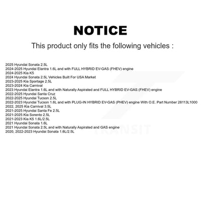 Filtre à air moteur (paquet de 12) pour Hyundai Kia Tucson Santa Fe Sportage Elantra K5