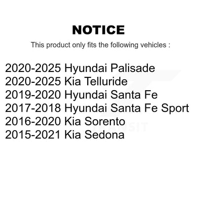 Filtre à air moteur (paquet de 6) pour Kia Hyundai Sorento Santa Fe Sport palissade