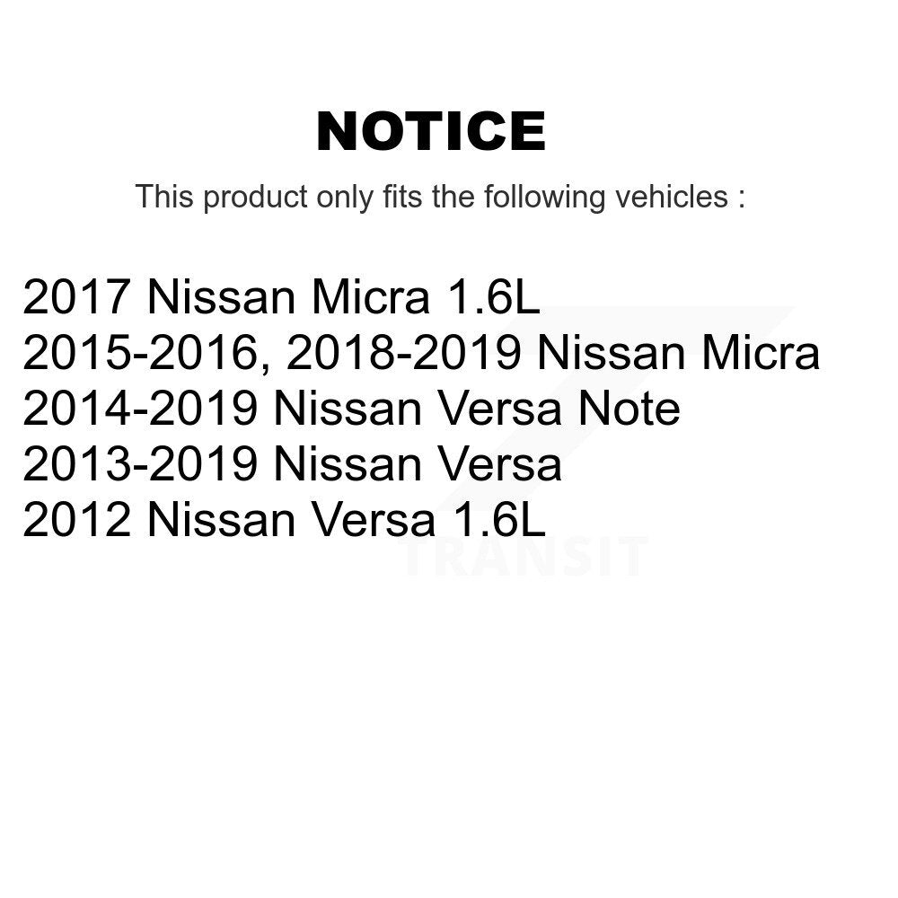 Filtre à air moteur (paquet de 6) pour Nissan Micra Versa Note K57-102472