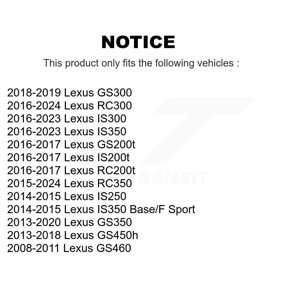 Filtre à air moteur (paquet de 6) pour Lexus IS300 IS350 IS250 GS350 RC350 RC300 IS200t