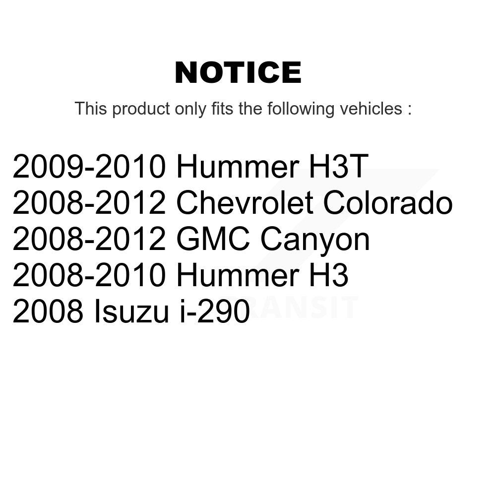 Filtre à air moteur (paquet de 6) pour Chevrolet Colorado GMC Canyon Hummer H3 H3T Isuz