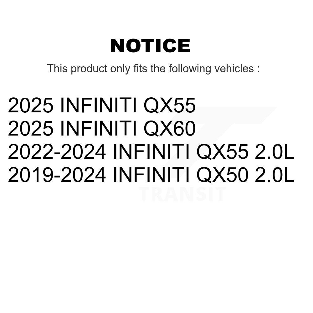 Filtre à air moteur (paquet de 6) pour INFINITI QX50 QX55 QX60 K57-102709