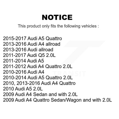 Filtre à air moteur (paquet de 8) pour Audi Q5 A4 Quattro A5 allroad K57-102998