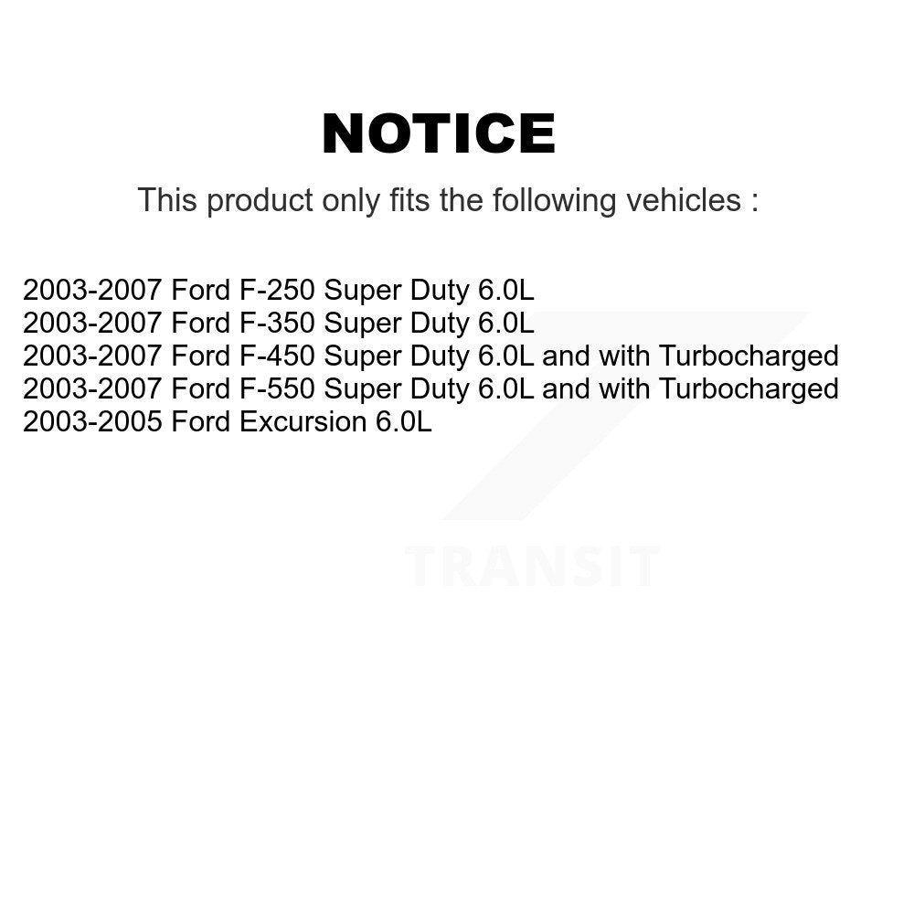 Filtre à air moteur (paquet de 7) pour Ford F-350 Super Duty F-250 Excursion F-550 F-45