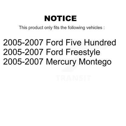 Filtre à air moteur (paquet de 7) pour Ford Five Hundred Freestyle Mercury Montego