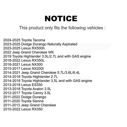 Filtre à air moteur (paquet de 7) pour Toyota Lexus Jeep Grand Cherokee Sienna RX350 WK