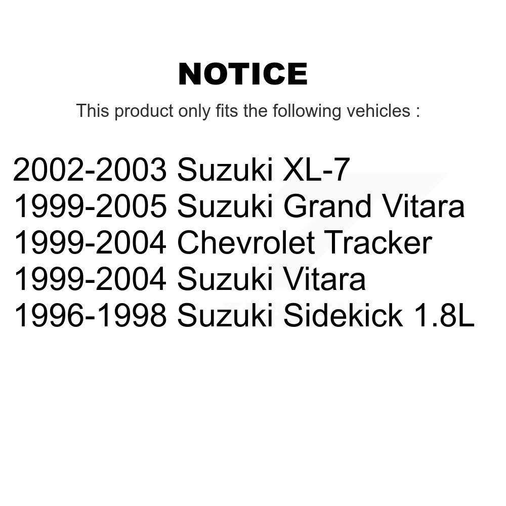 Filtre à air moteur (paquet de 7) pour Chevrolet Tracker Suzuki Grand Vitara XL-7