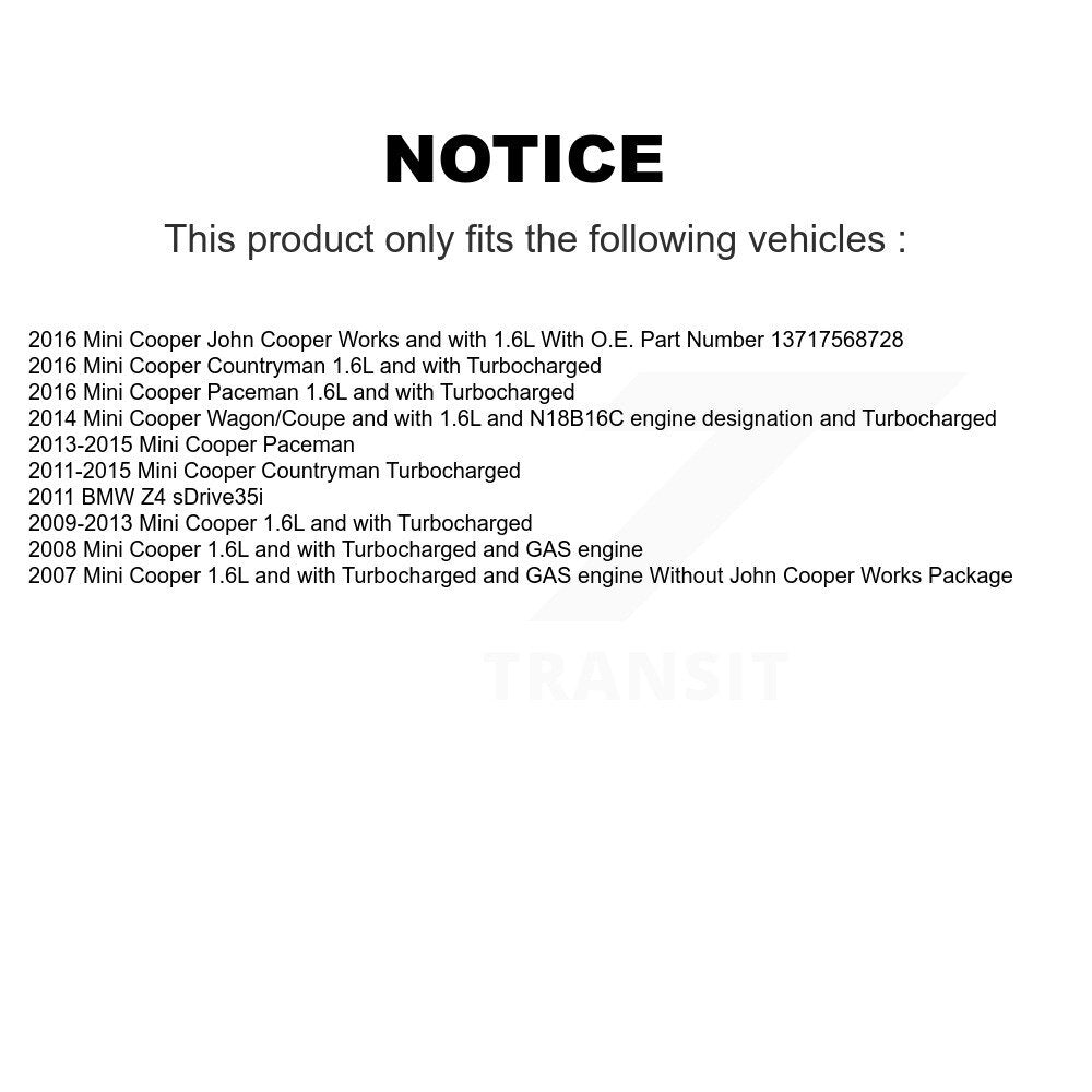 Filtre à air moteur (paquet de 9) pour Mini Cooper Countryman BMW Z4 Paceman K57-103491