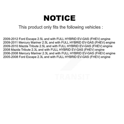 Filtre à air moteur (paquet de 9) pour Ford Escape Mazda hommage Mercury Mariner
