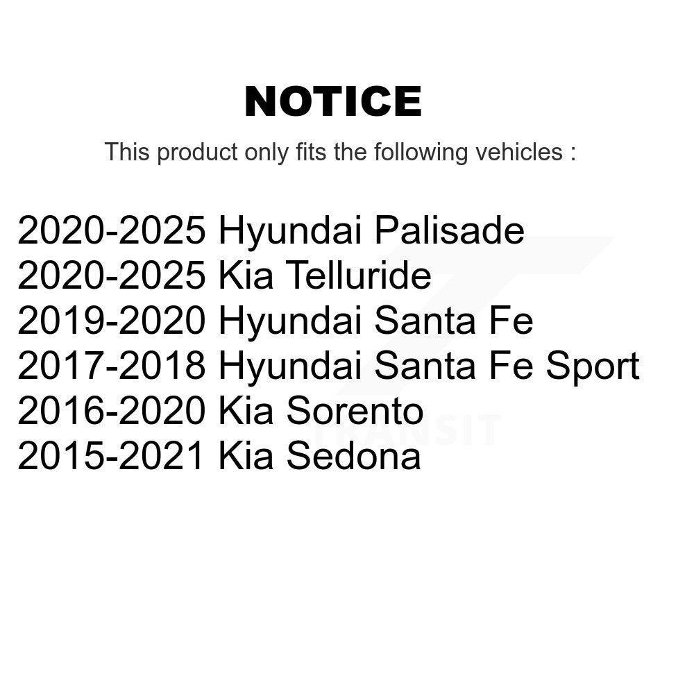 Filtre à air moteur (paquet de 9) pour Kia Hyundai Sorento Santa Fe Sport palissade