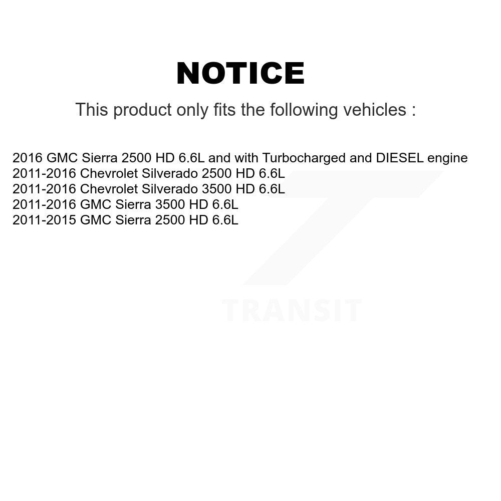 Filtre à air moteur (paquet de 9) pour GMC Chevrolet Sierra 2500 HD Silverado 3500
