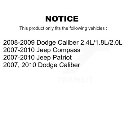 Filtre à air moteur (paquet de 9) pour Jeep Dodge Caliber Patriot Compass K57-103841