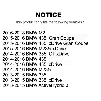 Filtre à air moteur (paquet de 3) pour BMW 335i xDrive 435i Gran Coupé M2 M235i GT 3