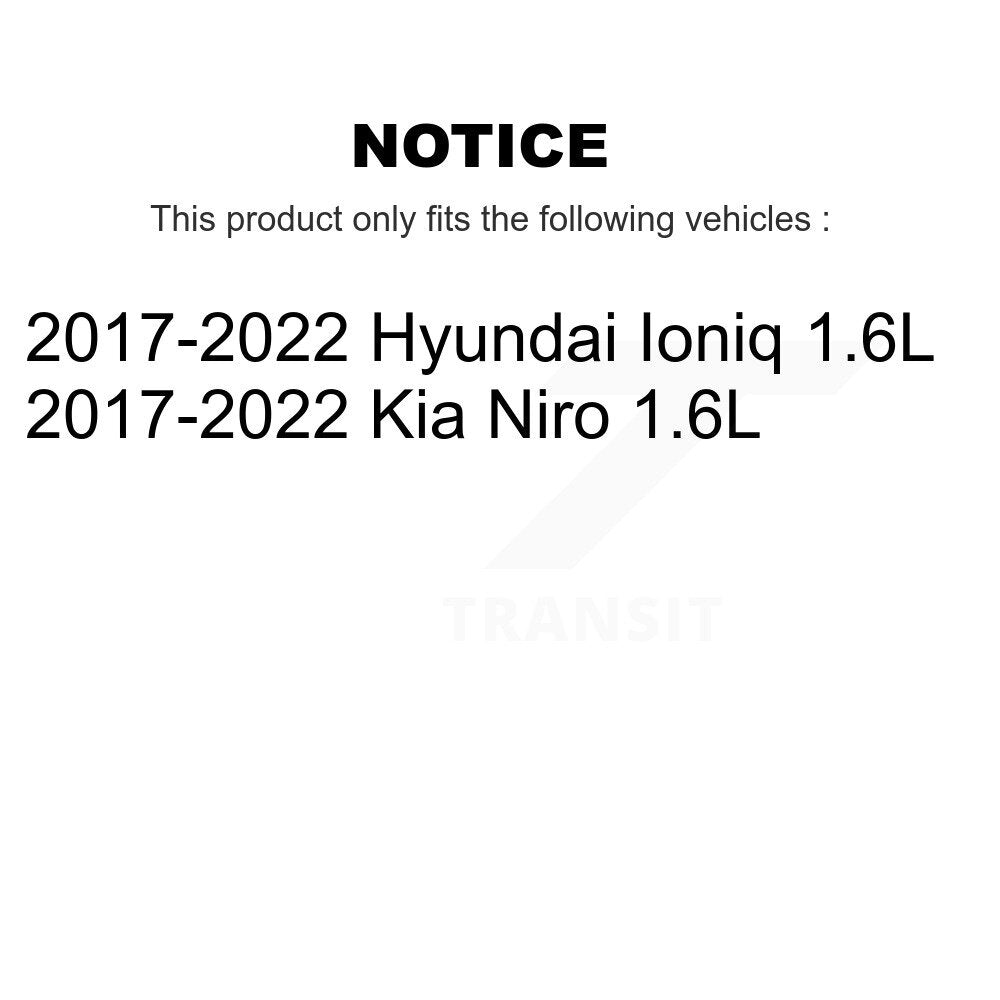 Filtre à air moteur (paquet de 3) pour Hyundai Ioniq Kia Niro 2017-2022 1,6 L K57-104018