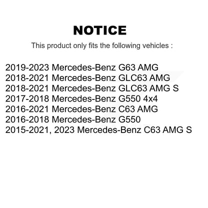 Filtre à air moteur (paquet de 5) pour Mercedes-Benz G63 AMG C63 S GLC63 G550 4x4