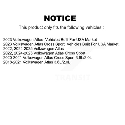 Filtre à air moteur (paquet de 5) pour Volkswagen Atlas Cross Sport K57-104131