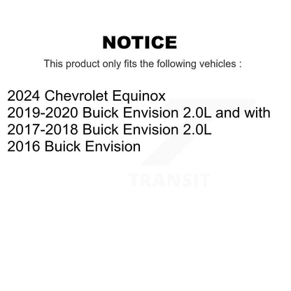 Filtre à air moteur (paquet de 4) pour Chevrolet Equinox Buick Envision K57-104203