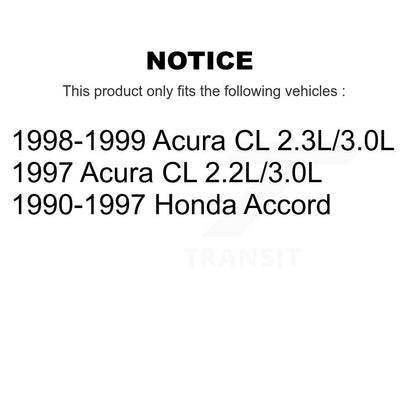 Paire d'assemblage de roulements de roue avant pour Honda Accord Acura CL K70-100001