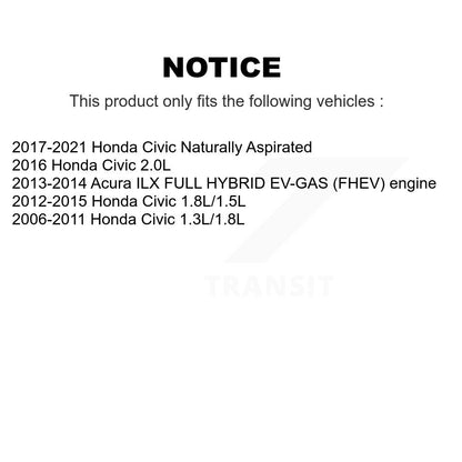 Paire de roulements de roue avant pour Honda Civic Acura ILX K70-100527