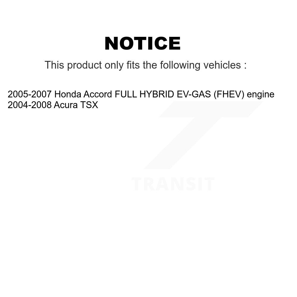 Paire d'assemblage de roulement de roue arrière et de moyeu pour Honda Accord Acura TSX K70-100662