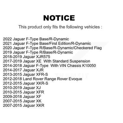 Paire de roulements de roue arrière, pour Jaguar Land Rover Range Evoque XF type F XJ XE XKR