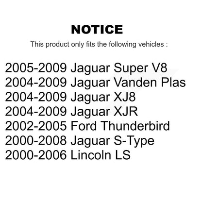 Paire de roulements de roue arrière, pour Jaguar Ford Thunderbird Type S Lincoln LS Vanden XJ