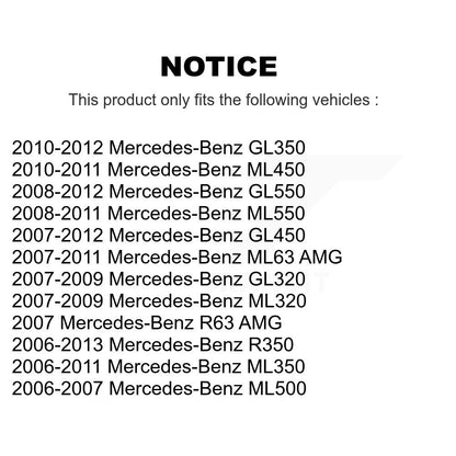 Paire de roulements de roue arrière, pour Mercedes-Benz ML350 ML320 GL350 R350 GL320 GL450 AM