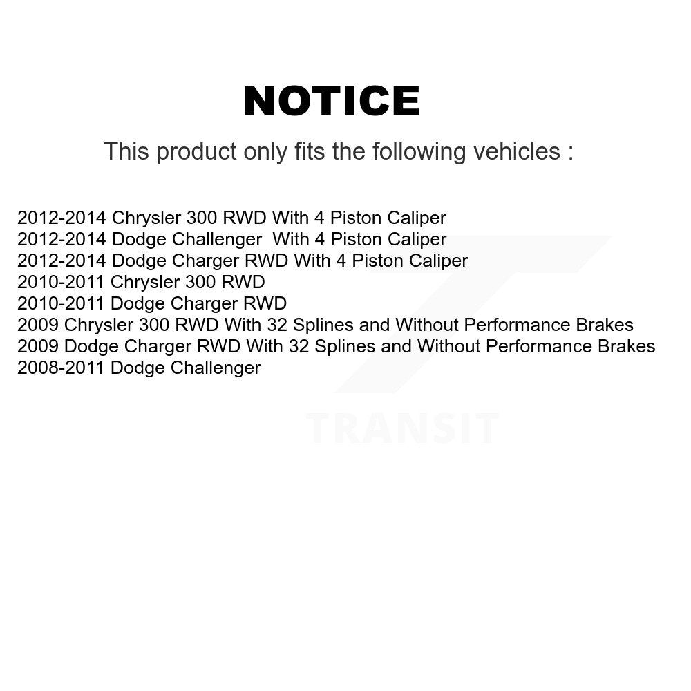 Kit d'assemblage de roulement et moyeu de roue avant et arrière, pour chargeur Dodge Chrysler 300
