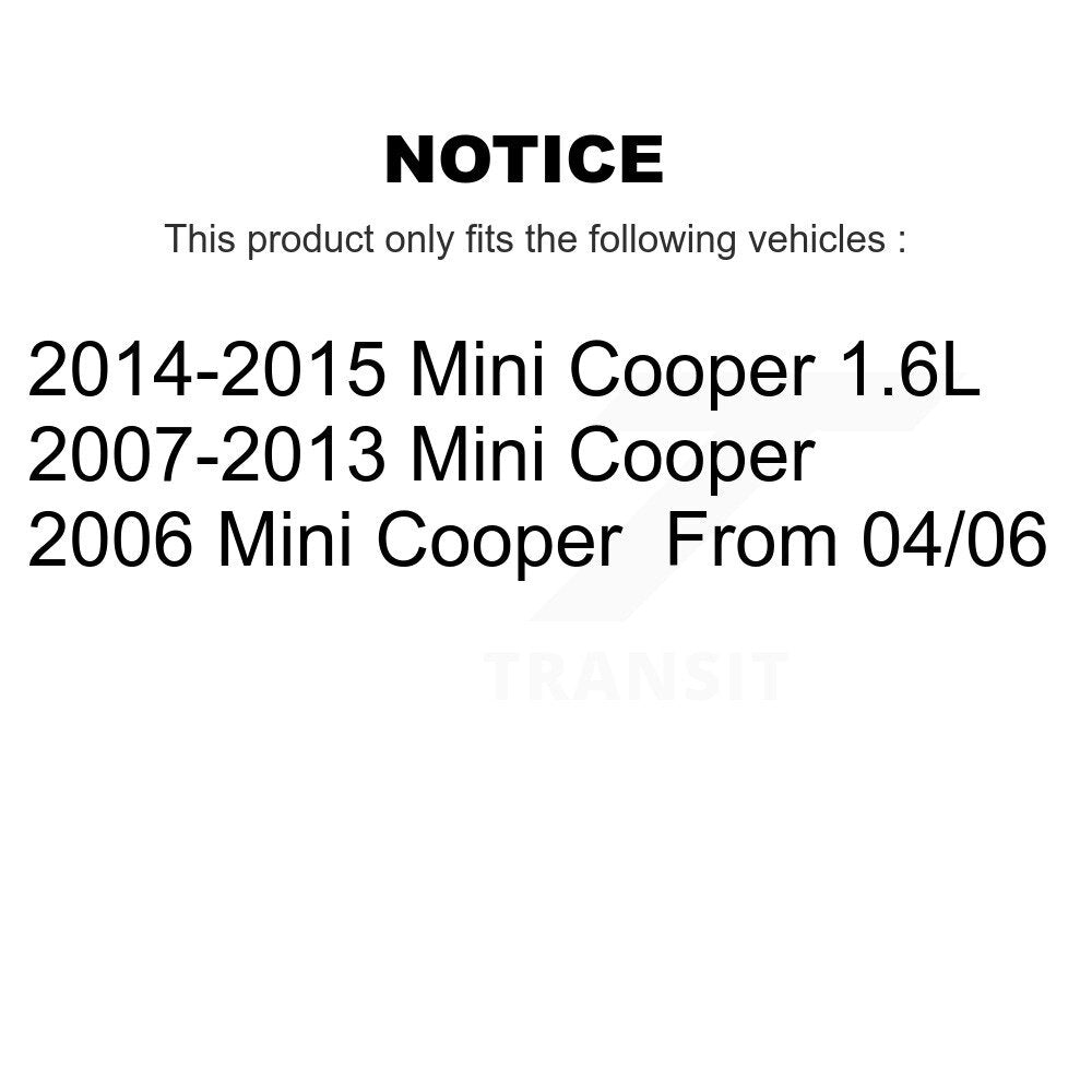 Kit d'assemblage de roulement et moyeu de roue avant et arrière pour Mini Cooper K70-101276