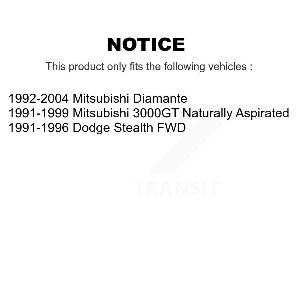 Paire de roulements de roue intérieure avant, pour Dodge Stealth Mitsubishi 3000GT Diamante