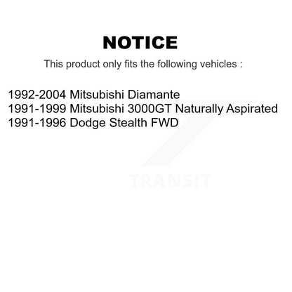 Paire de roulements de roue intérieure avant, pour Dodge Stealth Mitsubishi 3000GT Diamante