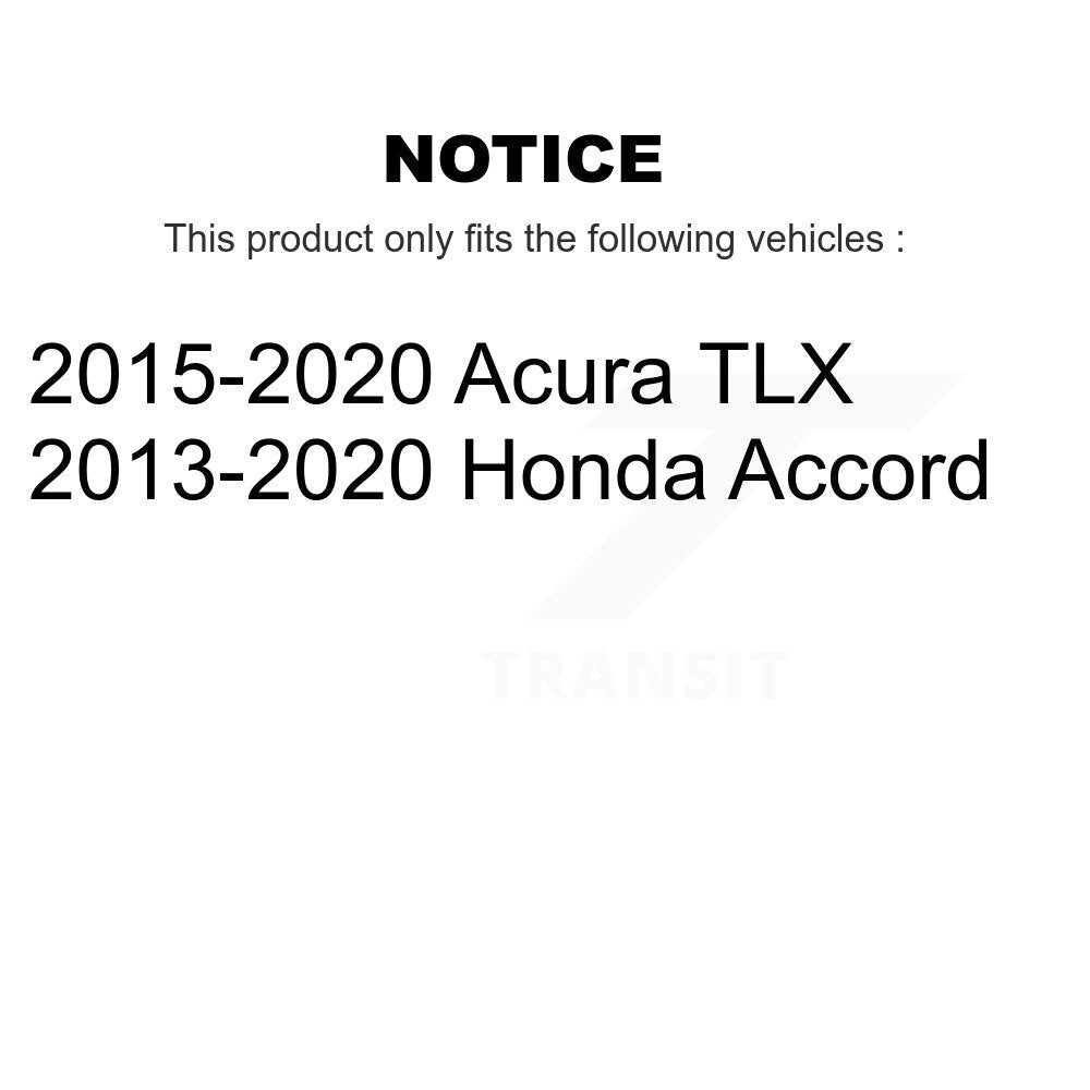 Paire de roulements de roue avant pour Honda Accord Acura TLX K70-101397