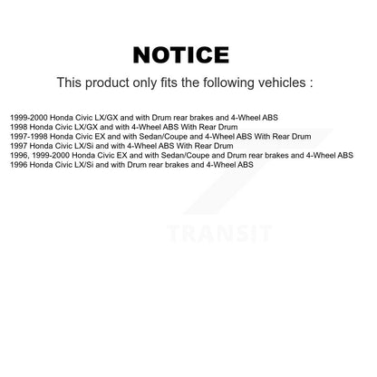 Kit d'assemblage de roulement et moyeu de roue avant et arrière, pour Honda Civic K70-101544