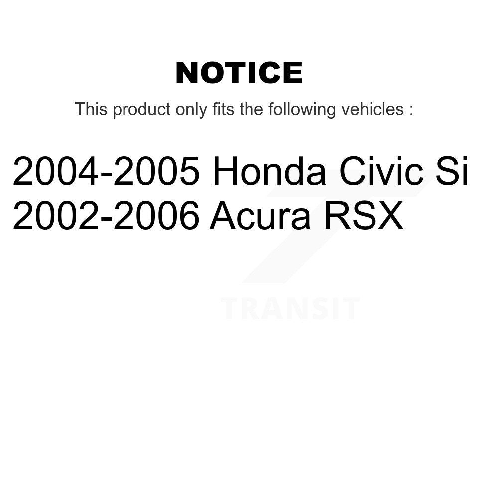 Kit d'assemblage de roulement et moyeu de roue avant et arrière, pour Honda Civic Acura RSX