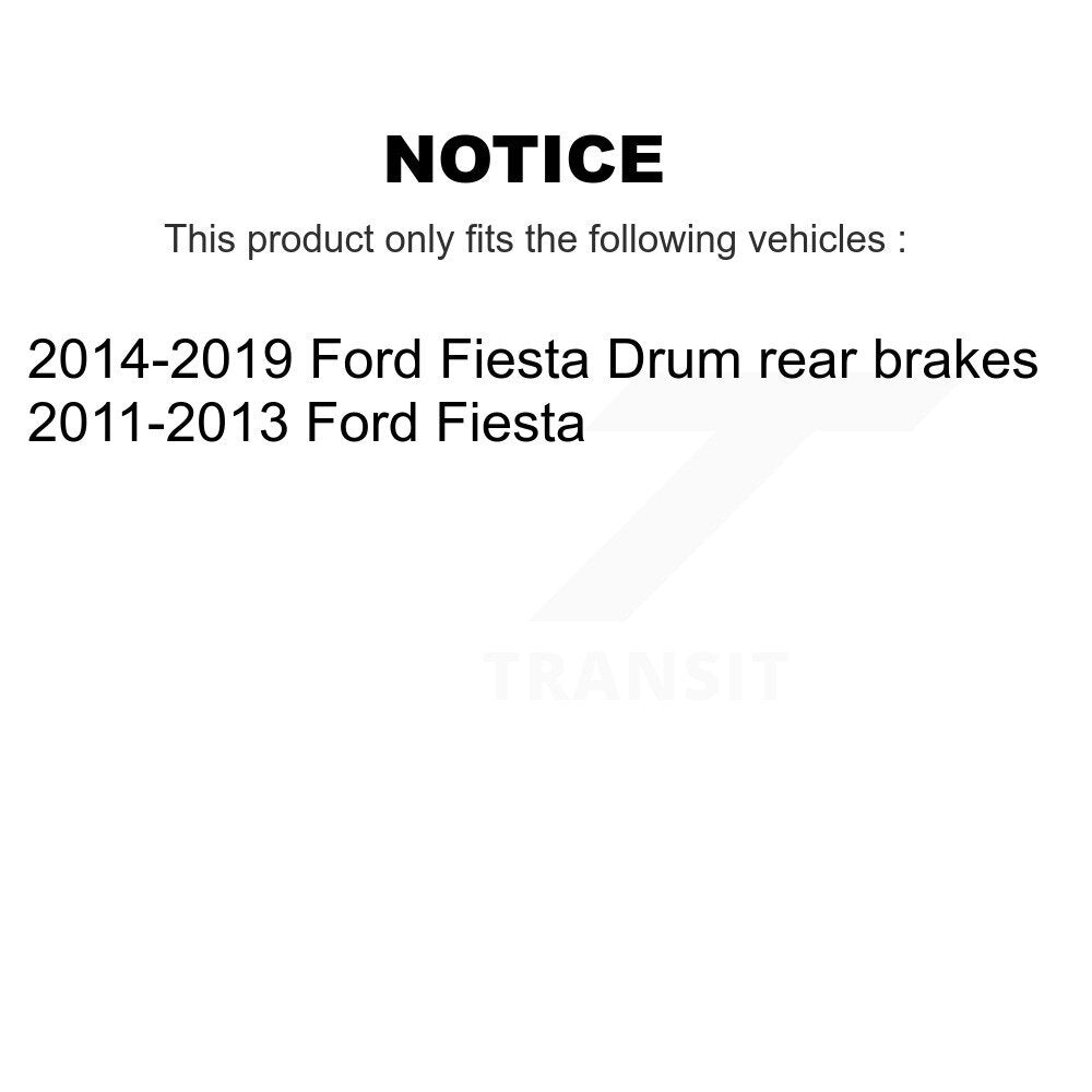Kit d'assemblage de roulement et moyeu de roue avant et arrière pour Ford Fiesta K70-101573