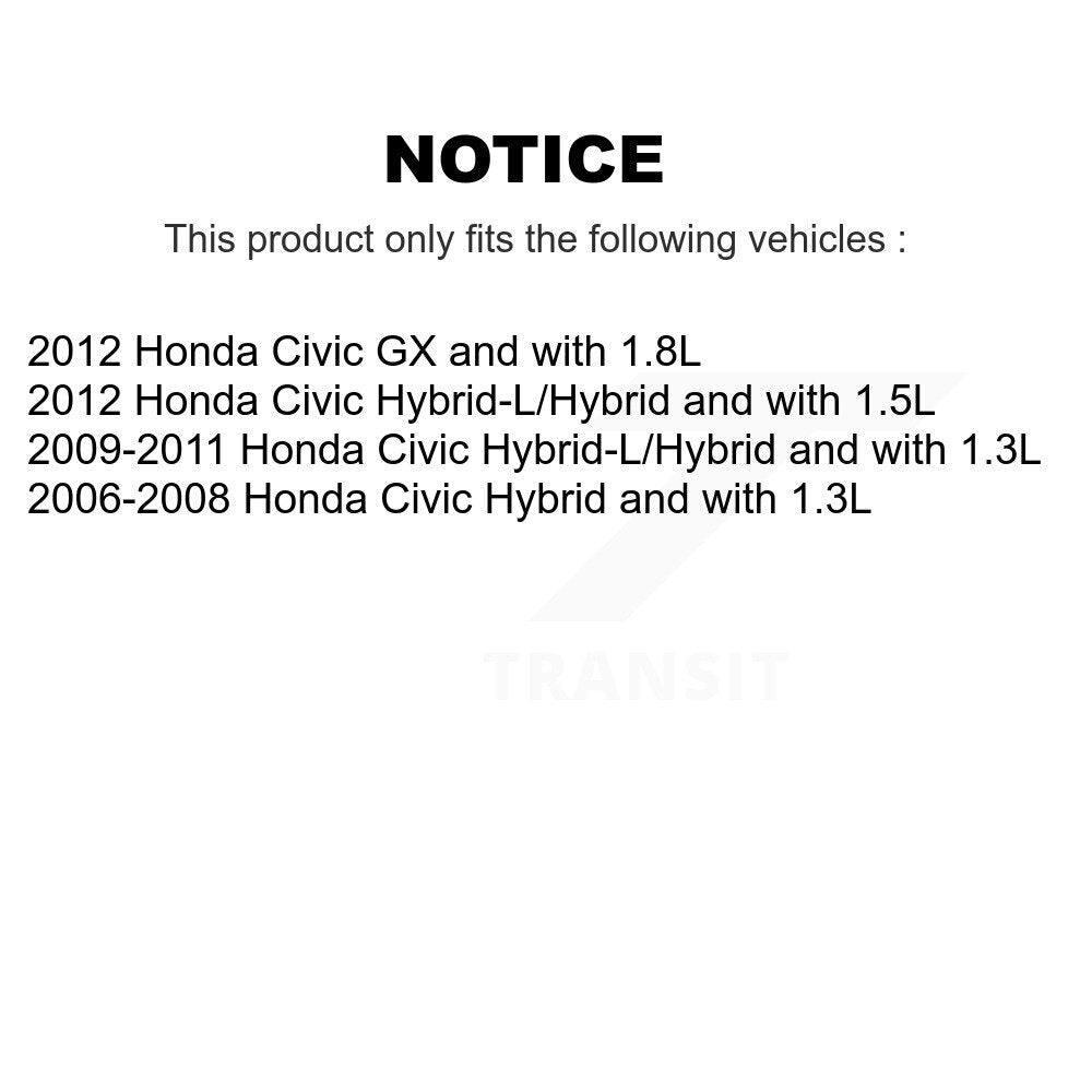 Kit d'assemblage de roulement et moyeu de roue avant et arrière, pour Honda Civic K70-101627