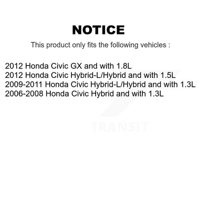 Kit d'assemblage de roulement et moyeu de roue avant et arrière, pour Honda Civic K70-101627