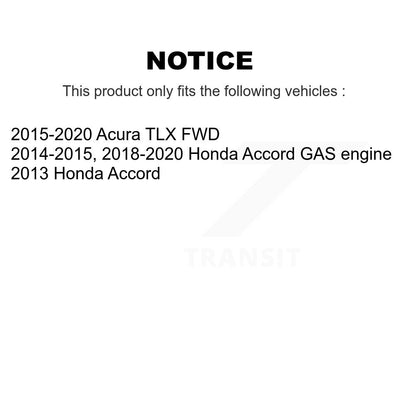 Kit d'assemblage de roulement et moyeu de roue avant et arrière, pour Honda Accord Acura TLX