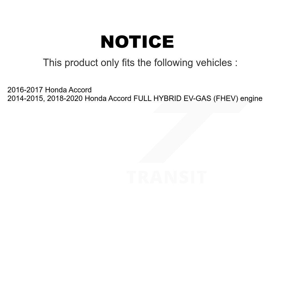 Kit d'assemblage de roulement et moyeu de roue avant et arrière pour Honda Accord K70-101793