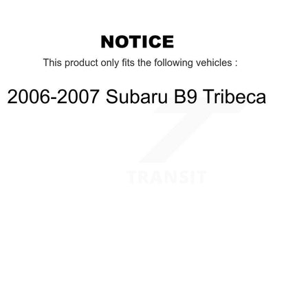 Kit d'assemblage de roulement et moyeu de roue avant et arrière, pour Subaru B9 Tribeca 2006 – 2007