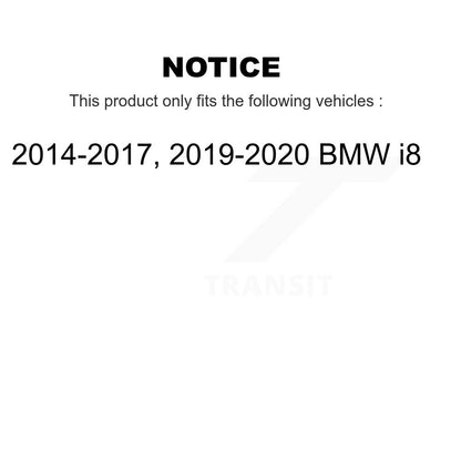Kit d'assemblage de roulement et moyeu de roue avant et arrière pour BMW i8 K70-101867