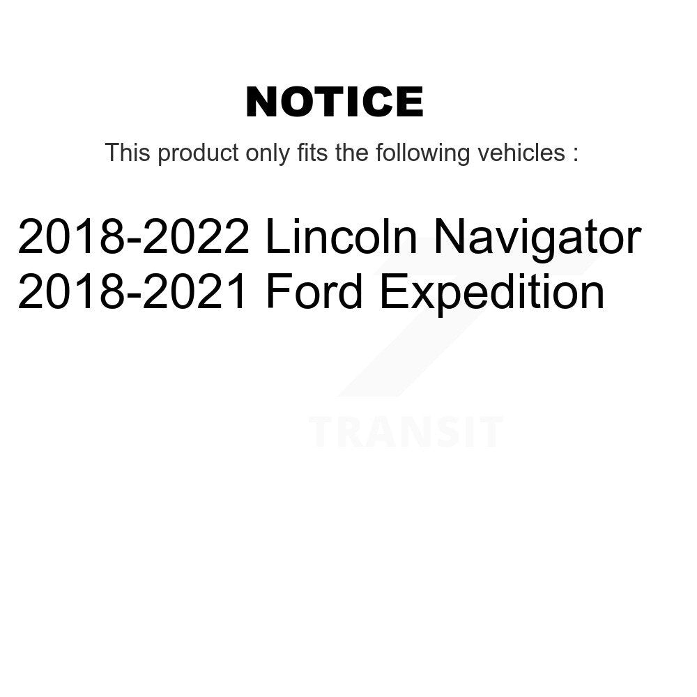 Paire d'assemblage de roulement de roue arrière et de moyeu pour Ford Expedition Lincoln Navigator