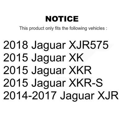 Kit de roulement de roue avant et arrière, pour Jaguar XJR XK XJR575 XKR XKR-S K70-102013